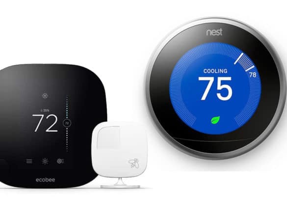 Best Smart Thermostats with nest and ecobee3