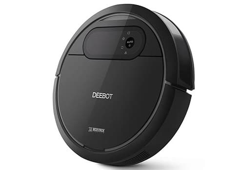 Ecovacs Deebot N78 automated vacuum angle view black