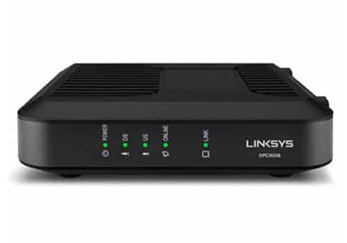 Linksys DPC3008 cable turned on