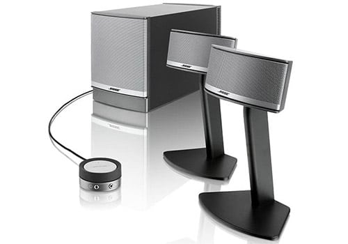Bose Companion 5 speakers with subwoofer and base remote