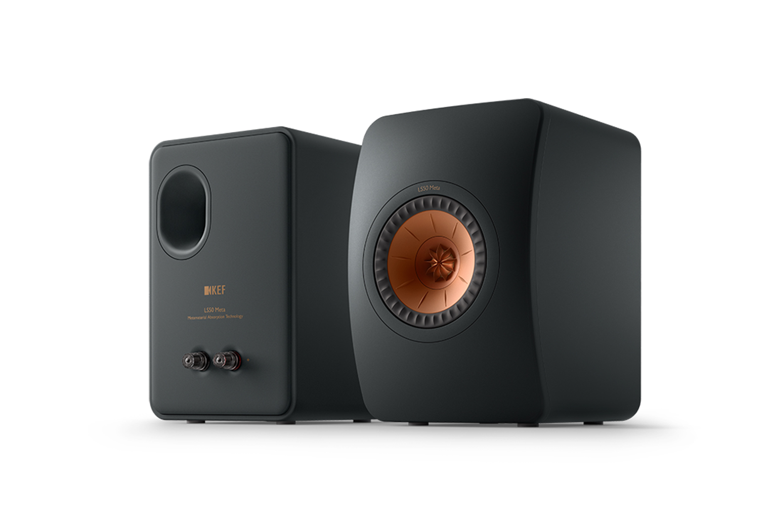 KEF LS50 front and back